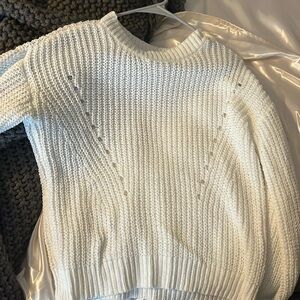 White generation k sweater.
